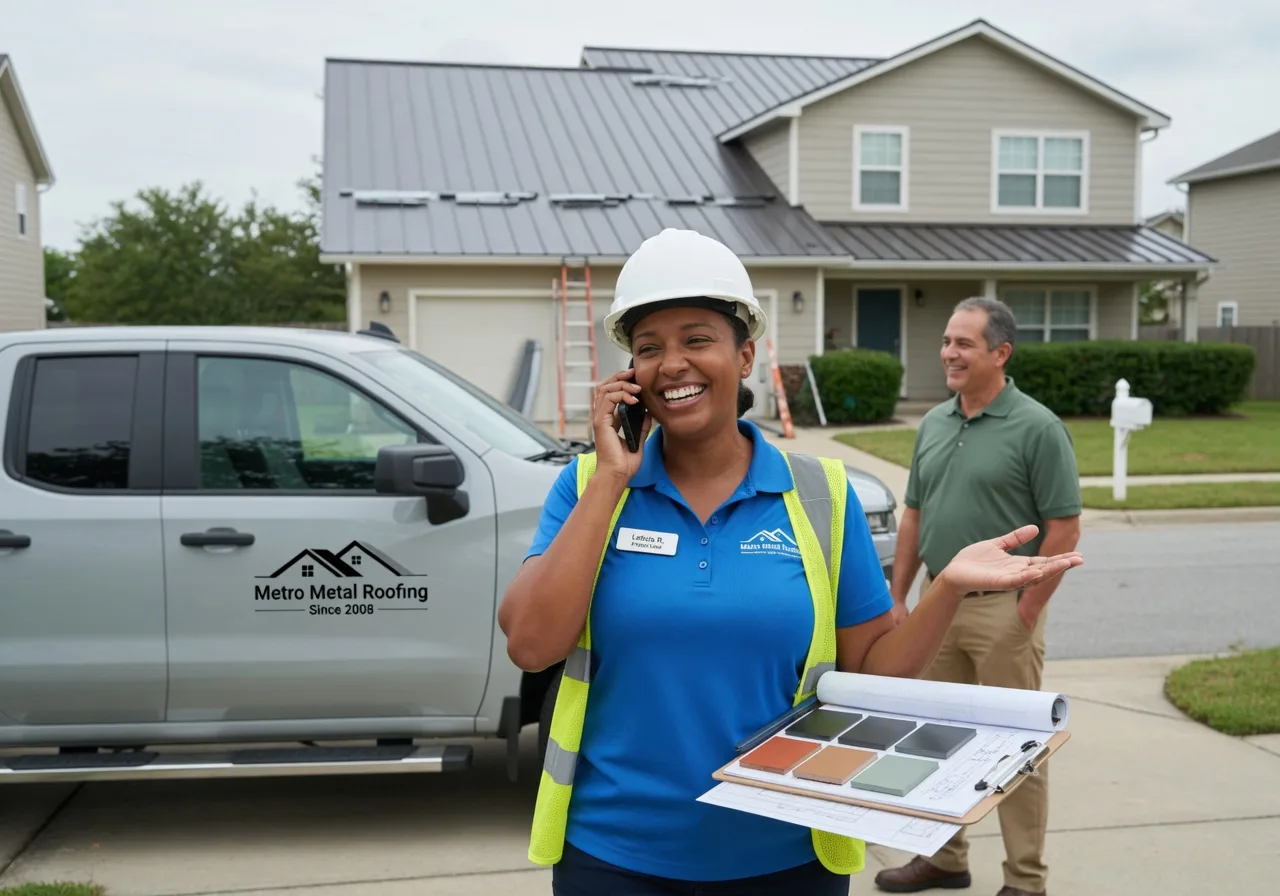 Storm Damage Metal Roof Repair in Strong City, KS